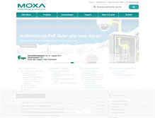 Tablet Screenshot of de.moxa.com